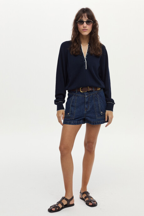 Sweater Alma Azul Marino