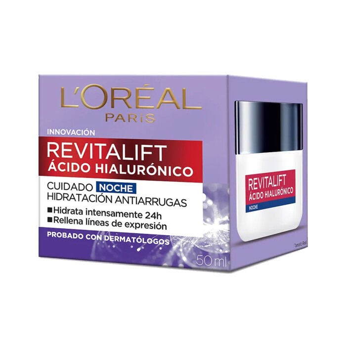 LOREAL REVITALIFT AC HIALUR CREMA NOCHE única