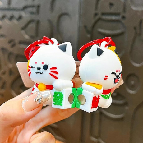 Llavero magnético Amistad Gatito de la Suerte Sc