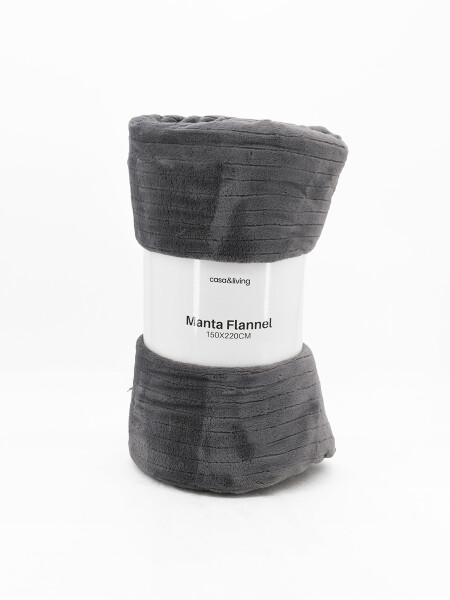 MANTA FLANNEL GRIS (V)