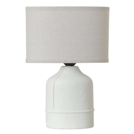 LAMPARA DE MESA CERAMICA 20x11x31CM BLANCO