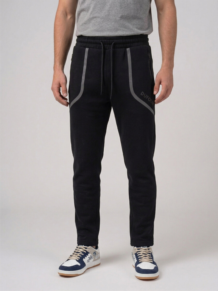 PANTALON DE FELPA OSLO - NEGRO 