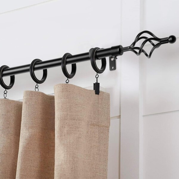 Barrote Cortina Extensible 1 A 2 M Soporte Espiral Barrote Cortina Extensible 1 A 2 M Soporte Espiral