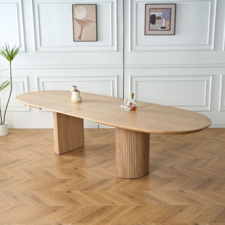 MESA DE COMEDOR RACHEL Roble - EXTENSIBLE