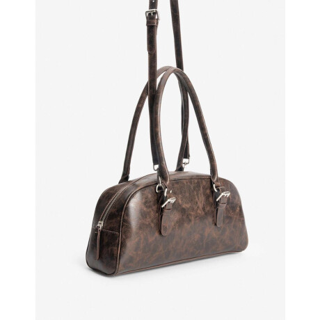 Cartera Formato Bowling Marron Chocolate