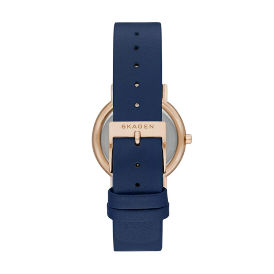 Reloj SKAGEN SIGNATUR Cuero Azul Esfera 30mm 0