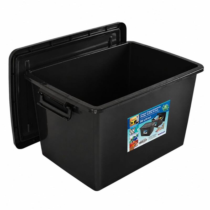 Caja organizadora 56 lts NEGRO
