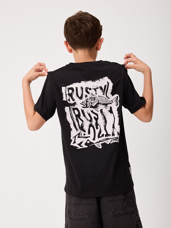 T-SHIRT MONTEGO TEEN RUSTY Negro