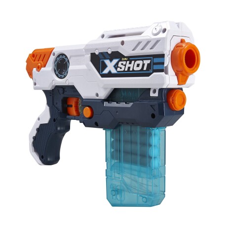 Pistola lanzadora de dardos Zuru X-Shot Excel Hurricane con 16 dardos Blanco