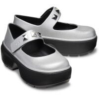 Crocs Stomp Metallic Mary Jane Gris