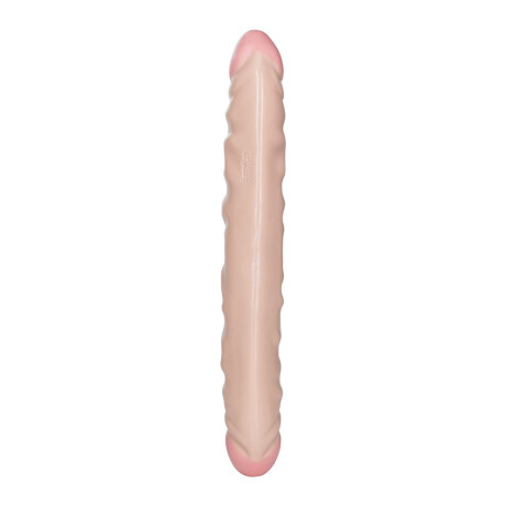 Doble Dildo Realístico Veteado Ivory Duo 30 cm Doble Dildo Realístico Veteado Ivory Duo 30 cm