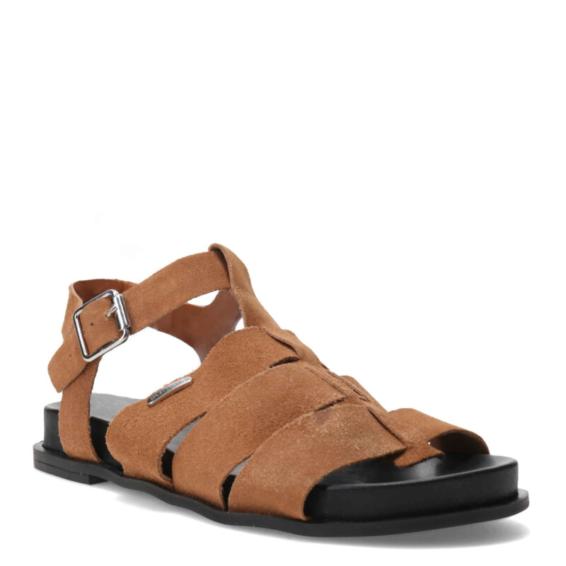 Sandalias de Mujer Bottero Franciscana con Hebilla Marrón Castaño