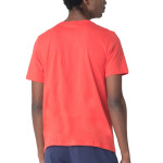 Fila remera regular letter outline rojo chilli/blanco/marino Hombre Rojo-Blanco