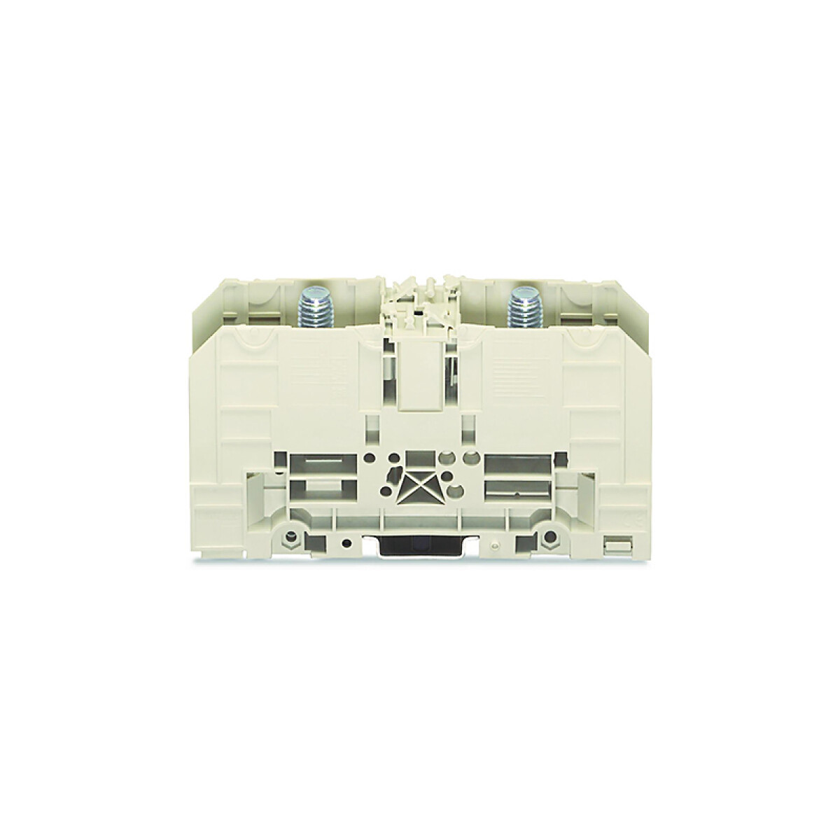 Borne de potencia p/riel aislado M10 gris - WG1301 