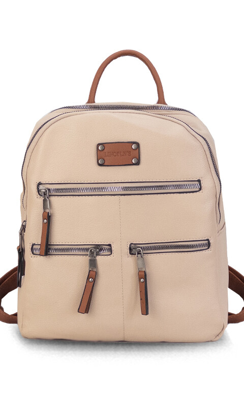 MOCHILA MEMPHIS NUDE C/CARAMELO