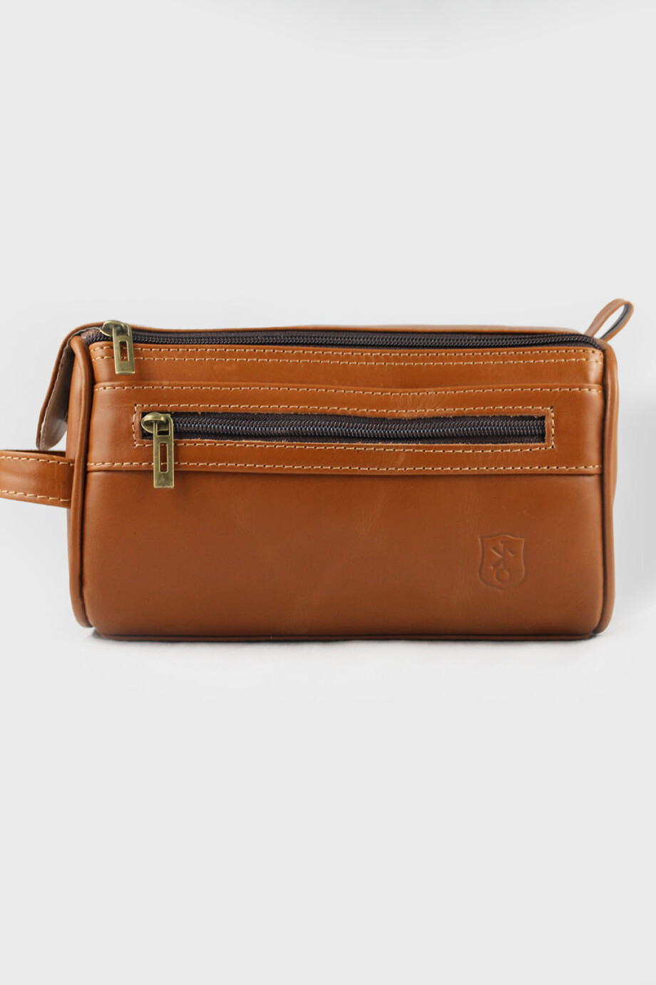 Necessaire Gregorio - Grande Camel Liso