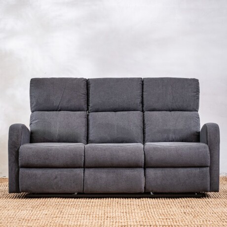 Sillón Reclinable Taos 3 Cuerpos Gris