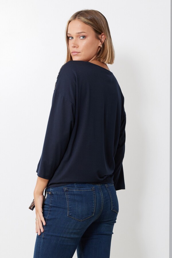 Blusa Combinada NEGRO/MULTI