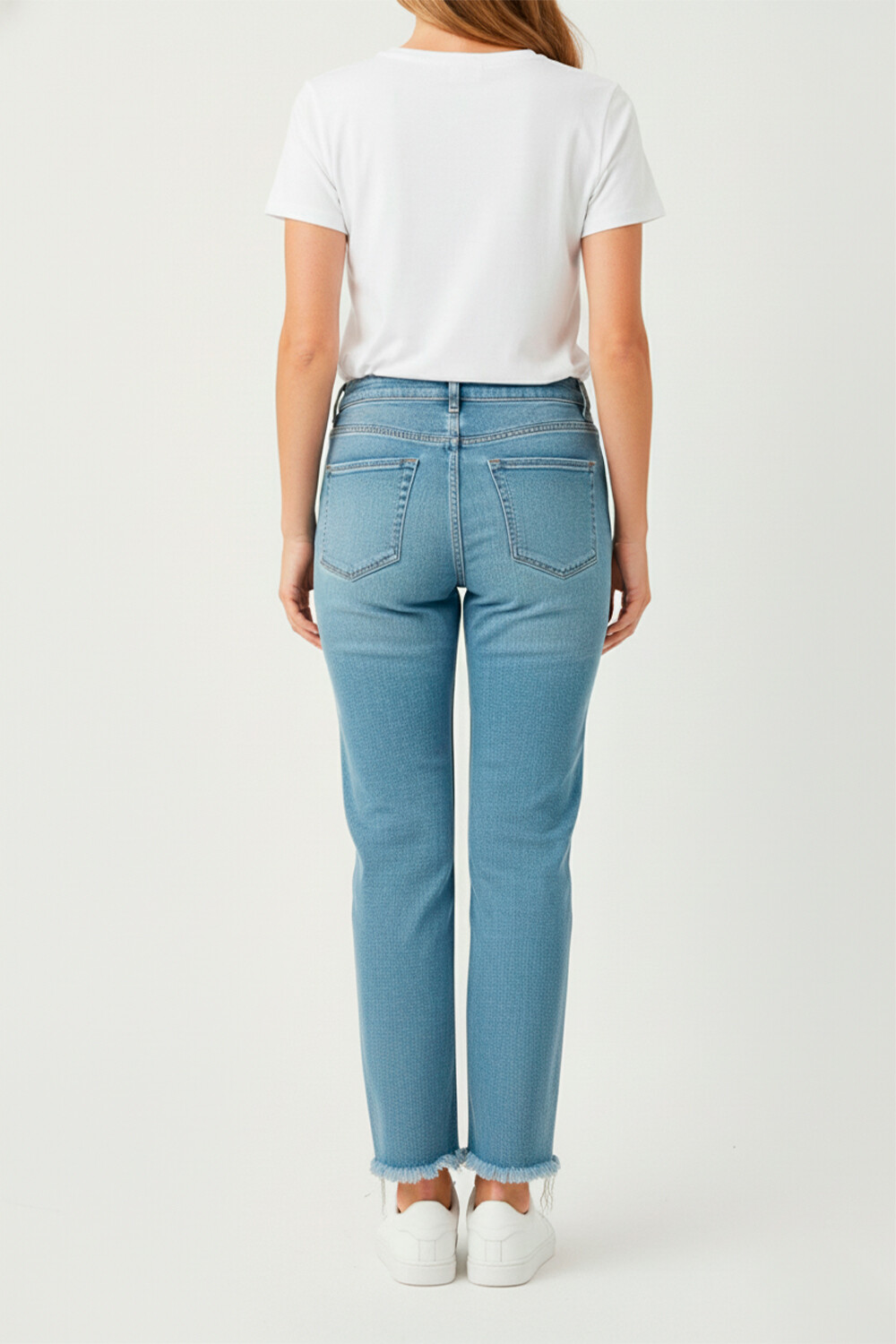 Pantalon Lindora Azul Grisaceo
