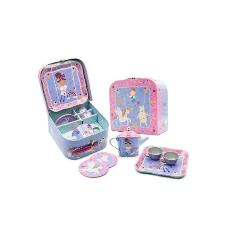 Valija juego de té Floss & Rock Hadas y unicornios Valija Juego De Té Floss & Rock Hadas Y Unicornios