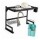 Set Utensilios Cocina 19Pz + Escurridor Ac.Inox Sobre Mesada Turquesa