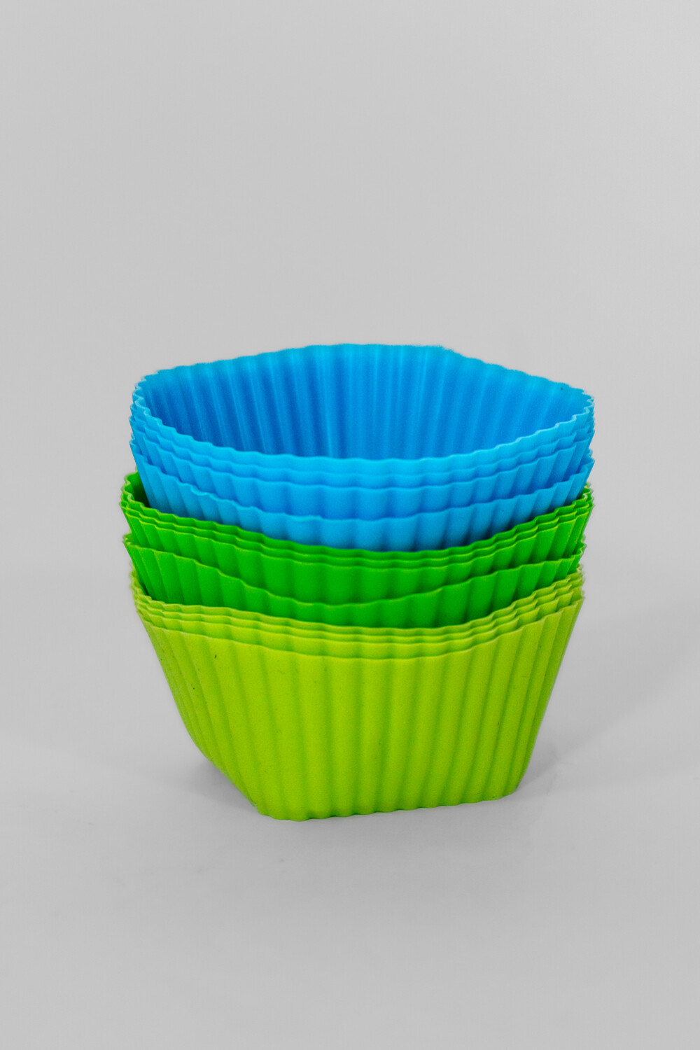 Horno Molde Silicona Pilotines, Set 12un. 8 Color Unico