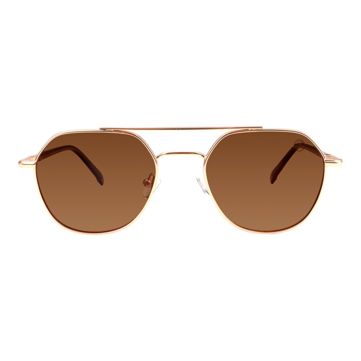 Lentes de Sol Chilli Beans Oxford - Dorado - Marrón 