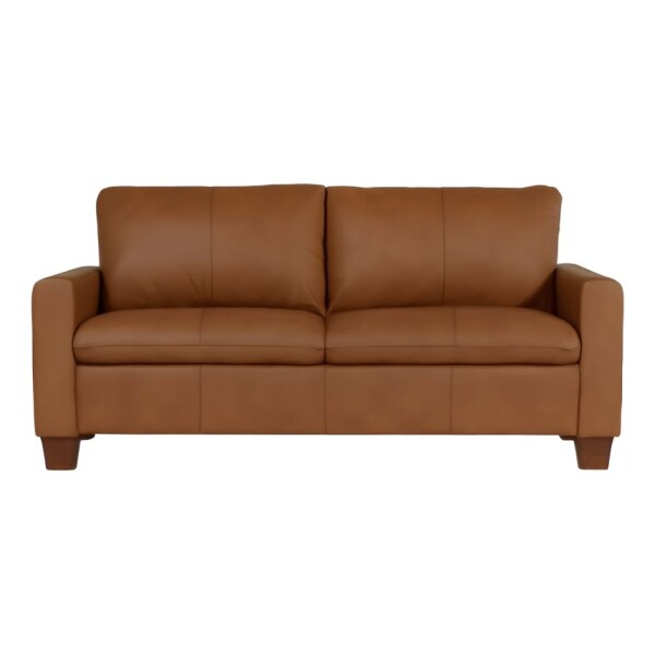 SOFA 100% CUERO - MODELO BLANC - 2 CUERPOS - MARRON SOFA 100% CUERO - MODELO BLANC - 2 CUERPOS - MARRON
