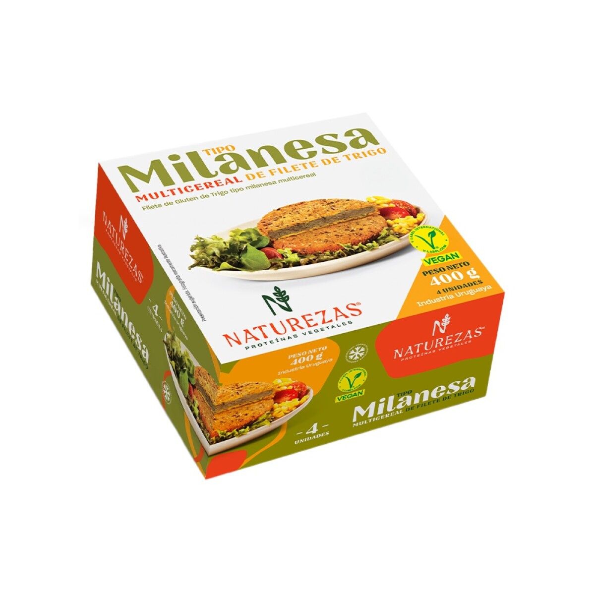 Milanesa multicereal de trigo Naturezas 