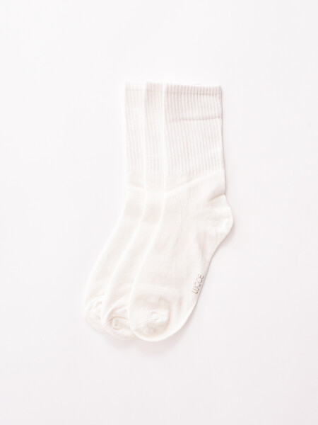 MEDIAS PACK X3 BLANCO