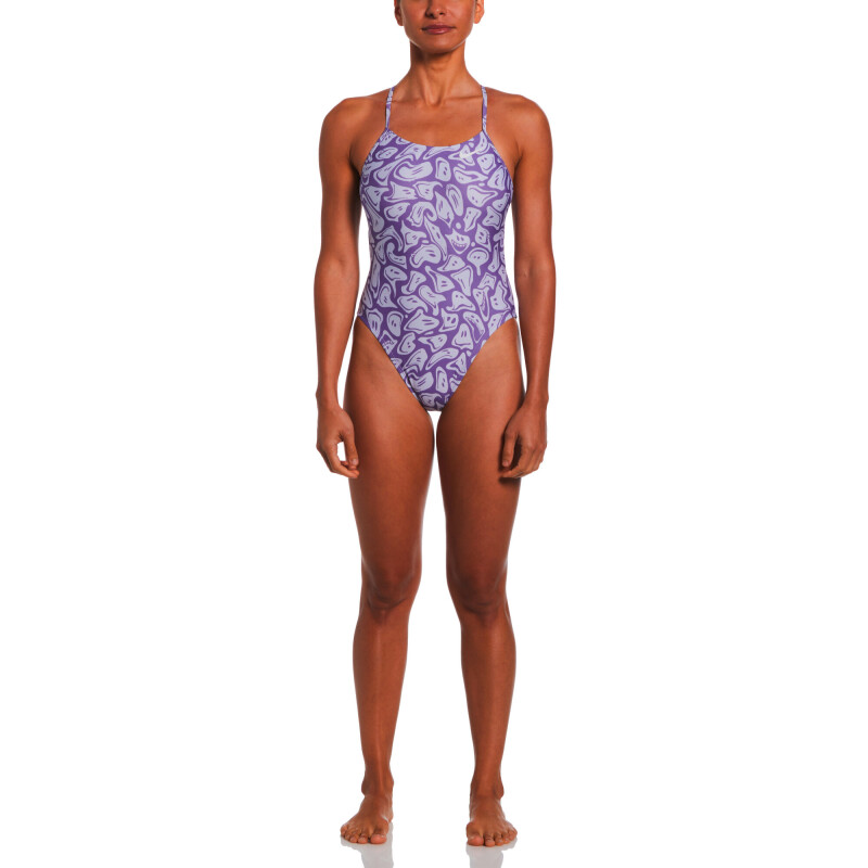 Traje de Baño Cutout One Piece de Mujer Morado