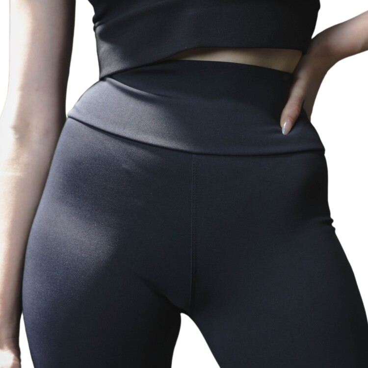 CALZA LYCRA Y POLIAMIDA NEGRO