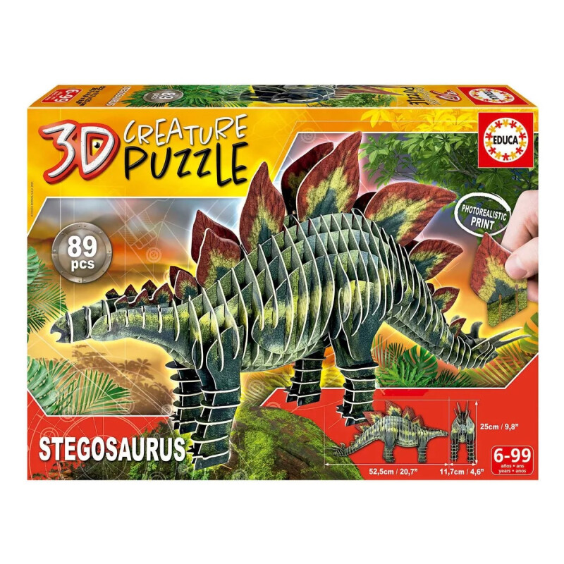Juego De Mesa Puzzle 3d Educa Dinosaurio Stegosaurus Juego De Mesa Puzzle 3d Educa Dinosaurio Stegosaurus
