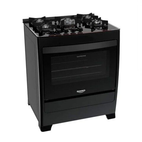 Cocina Dako Supreme Glass 5H Negro 1995 Cocina Dako Supreme Glass 5H Negro 1995