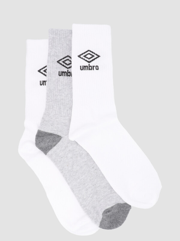 Media Umbro Pack x3 Diseño 11 U Umbro Hombre 959