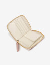 Billetera Zip Round Billetera Cuadradra - Rosa Claro
