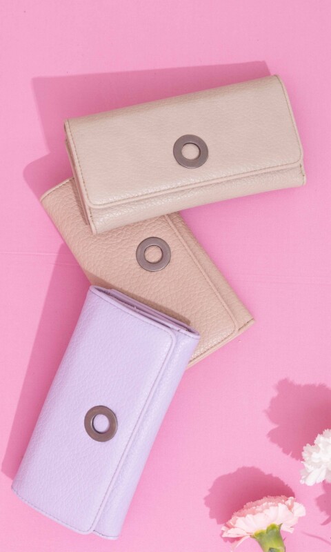 BILLETERA MIRANDA CREMA