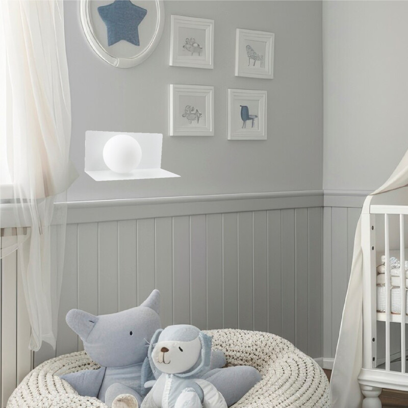 LUMINARIA DE PARED TODD Luminaria de Pared Todd Blanca