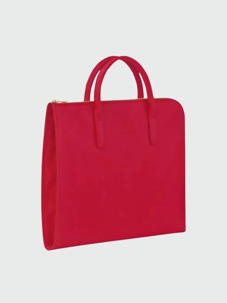 Longchamp -Maletin de cuero, Le foulonné Rojo