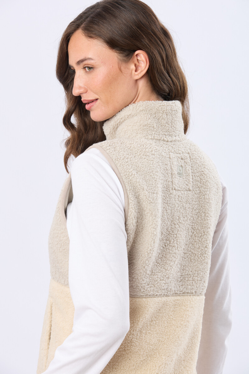 CHALECO DE SHERPA - Gris 