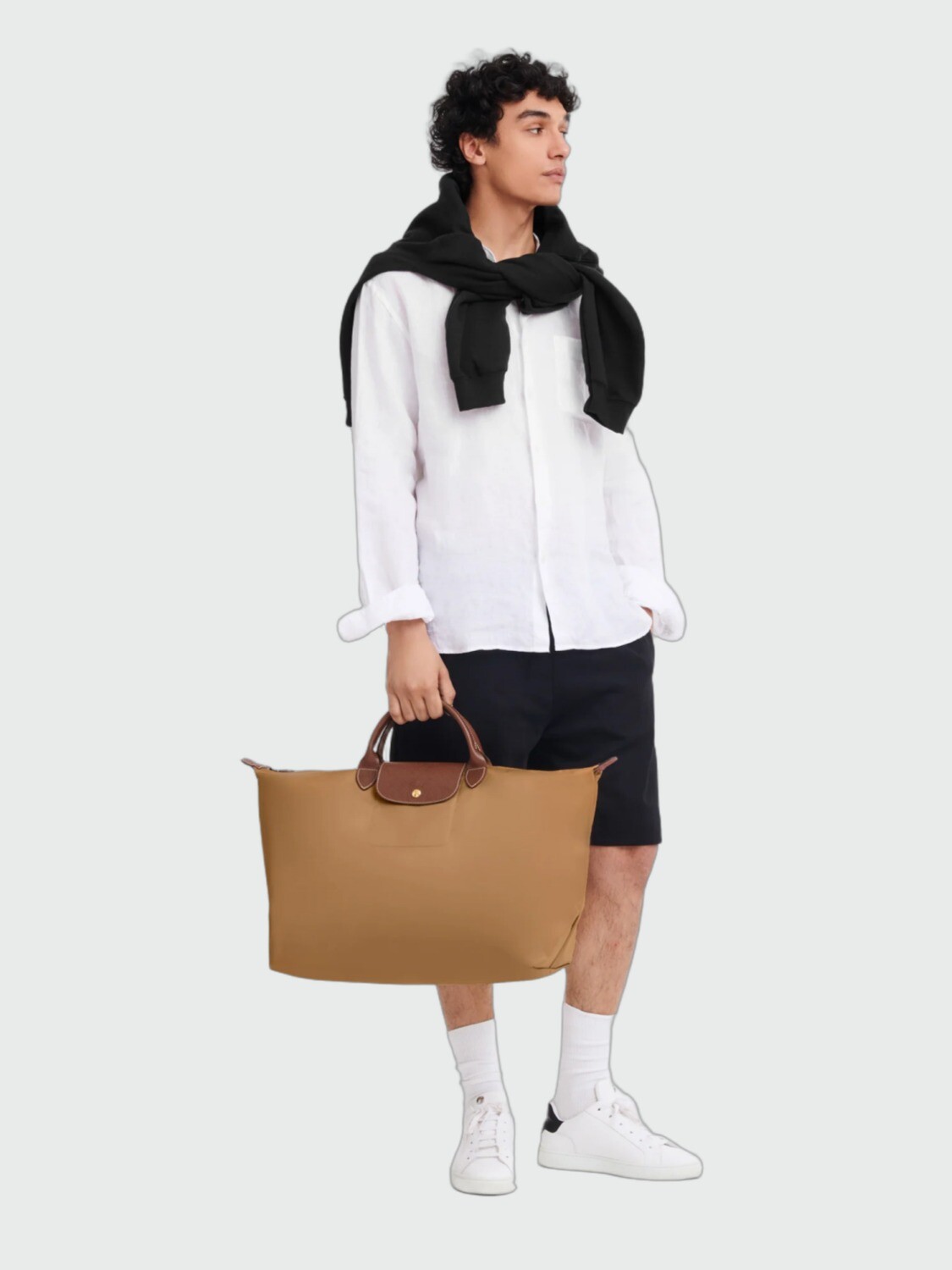 LONGCHAMP - LE PLIAGE ORIGINAL, BOLSO DE VIAJE L Beige