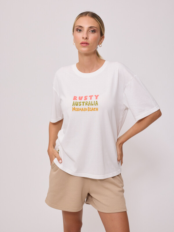 T-SHIRT TAKILA RUSTY Blanco