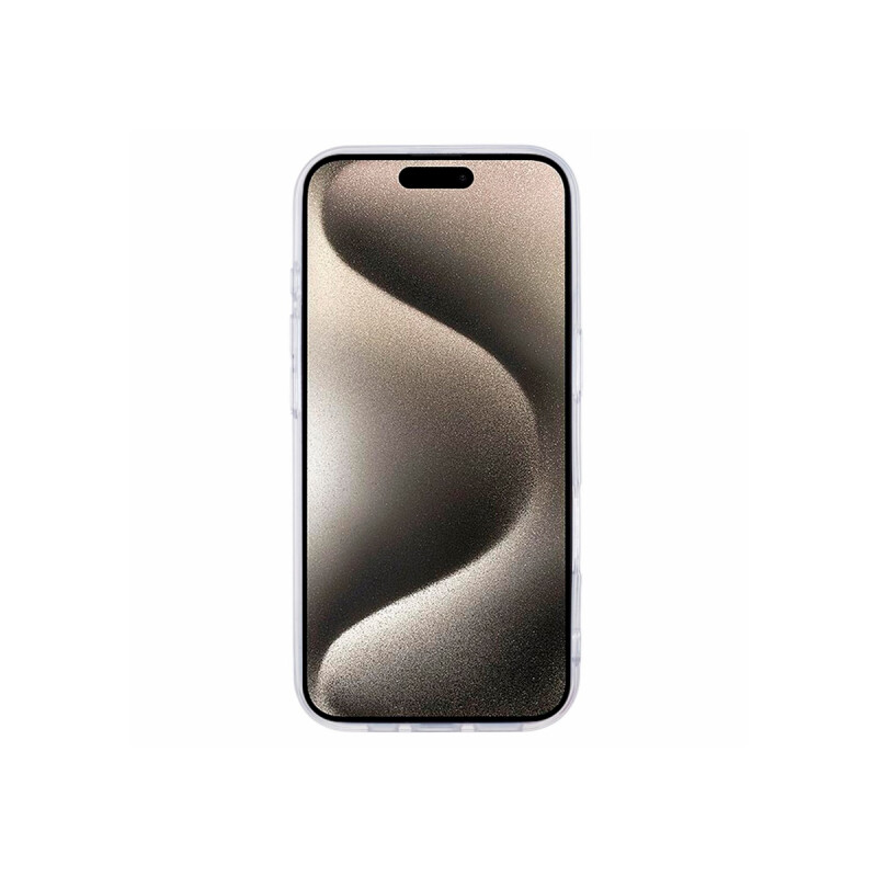 Protector para iPhone 16 Pro diseño flores con brillos Protector Para Iphone 16 Pro Diseño Flores Con Brillos
