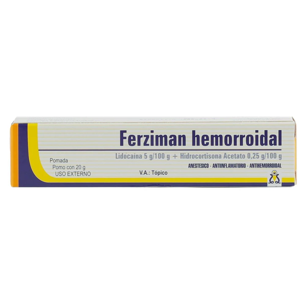 FERZIMAN HEMORROIDAL PDA. CJ X 20 GRAMOS