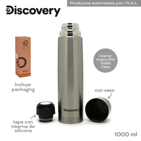 Termo Discovery 1L Pico Cebador PLATA
