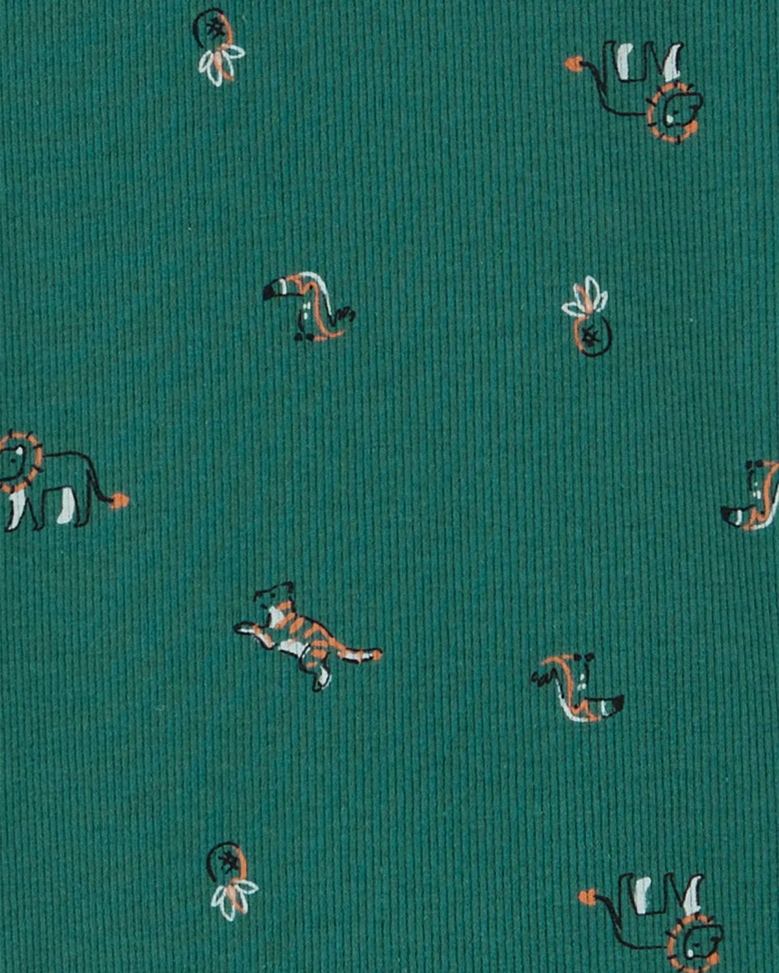 Set dos piezas de algodón, short y remera henley Sin color