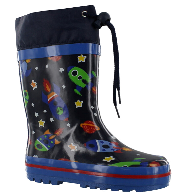 Bota de Niño Croco Kids Lluvia Azul