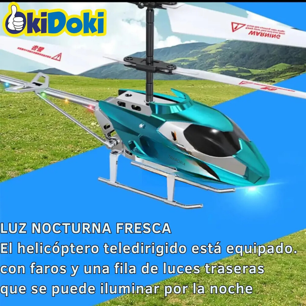Helicóptero a control remoto Rojo