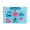 Sobre Zip Mooving Licencia A4 Stitch Celeste