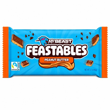Chocolate Feastables Menteca de Mení 60g Chocolate Feastables Menteca de Mení 60g